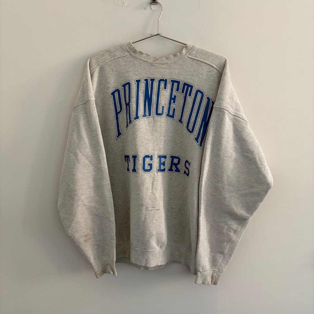 Vintage Galt Sand Princeton Tigers Sweatshirt Mens XL Gray Heathered Collegiate